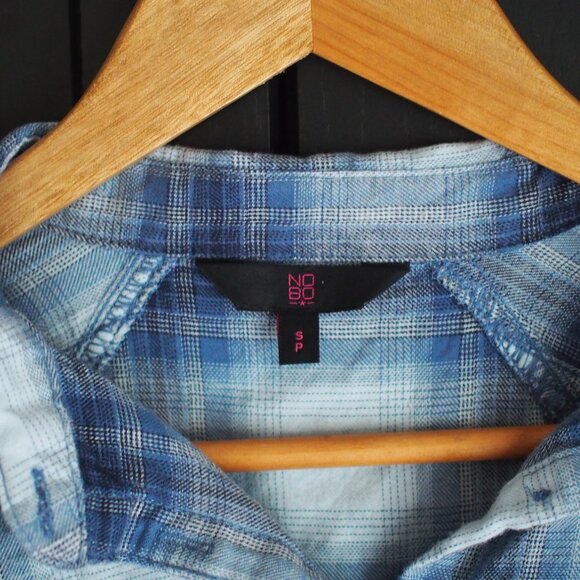 Nobo | Soft Flannel Long Sleeve Plaid Shirt - Picture 2 of 6